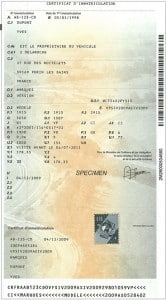 Carte grise